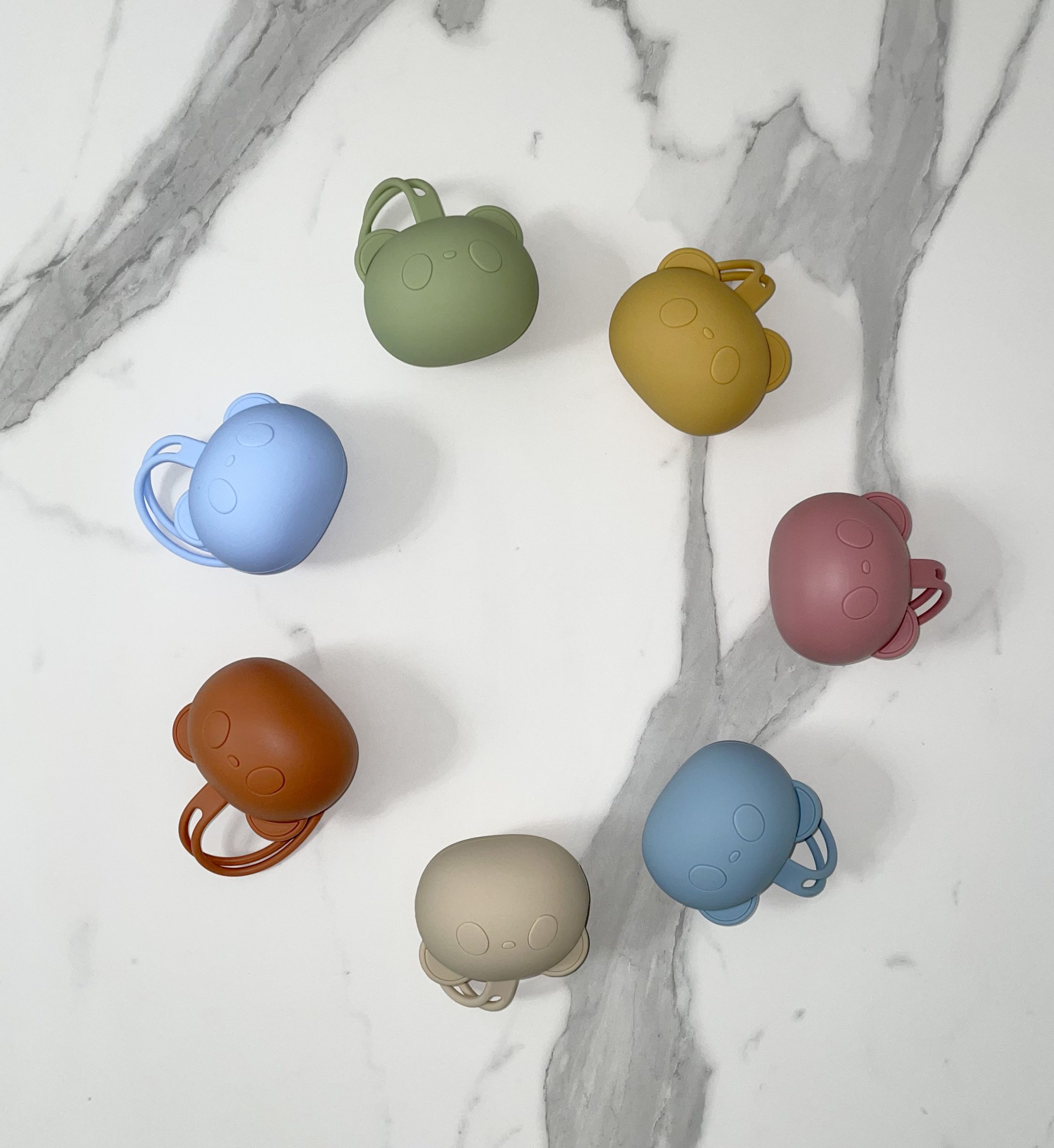 Astuccio portaciuccio in silicone