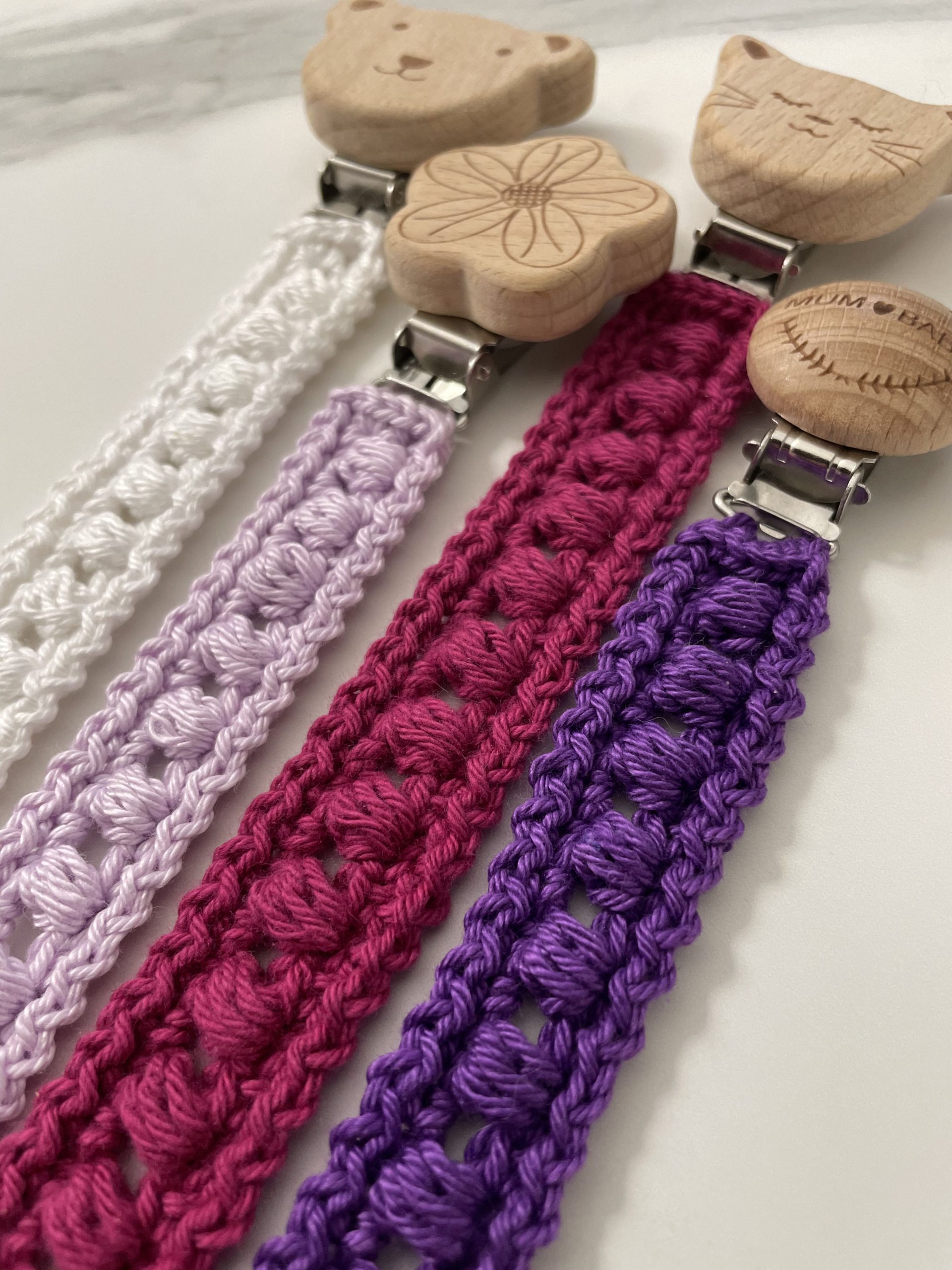 Catenelle portaciuccio in cotone